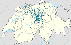 Karte von Kanton Nidwalden mit Markierungen für die einzelnen Unterstützenden