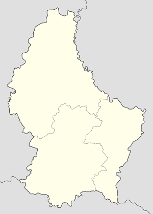 Map of Luxembourg with markings for the individual supporters