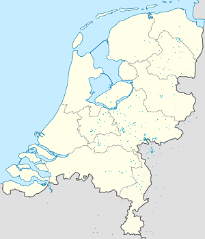 Kaart van Koninkrijk der Nederlanden met markeringen voor elke ondertekenaar